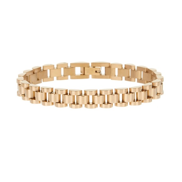 LUV AJ GOLD TIMEPIECE BRACELET WATCHLINK GORJANA MEJURI BAGATIBA 8 OTHER STORIES - Picture 2 of 15